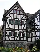 restored house from 1698 in Holzlar