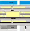 Platform layout since 2007