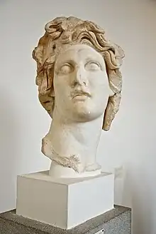 Head of Helios, the god of the island of Rhodes