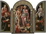 Ecce Homo Altarpiece, 1544. Now in National Museum in Warsaw.