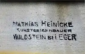 Brand Stamp of Mathias Heinicke as of 1931