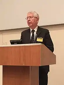 Henry Emeleus at Geological Society of London 2016