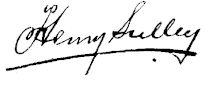 Henry Sulley's signature