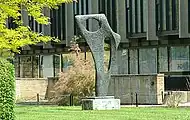 Barbara Hepworth's "Achaean" at St Catherine's College, Oxford.