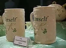 Work by Belleek Pottery, which often features shamrock motifs