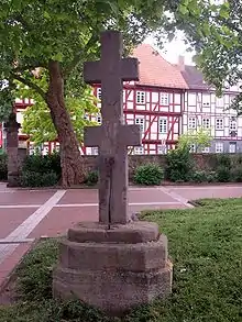 Hersfeld double cross in the town of Bad Hersfeld