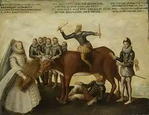 4. The Milch Cow, by an unknown artist, c. 1583