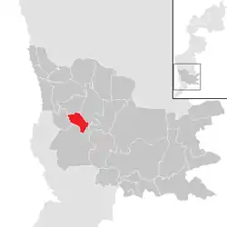 Location within Güssing district