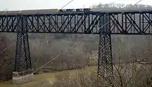 Image 2High Bridge over the Kentucky River was the tallest rail bridge in the world when it was completed in 1877. (from Transportation in Kentucky)