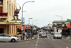 Dannevirke High Street in May 2016