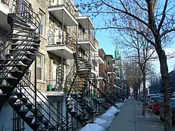 Rowhouses in Hochelaga-Maisonneuve