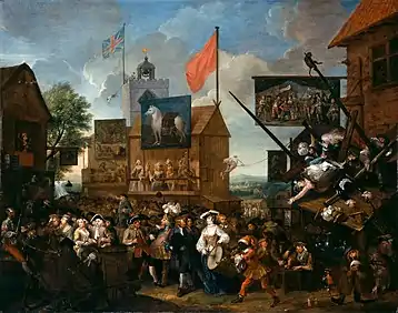 Southwark Fair, 1733