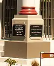 view of a memorial tablet