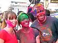 Tourists celebrating Holi in Pokhara, Nepal (2012)