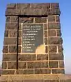 Monument to the members of the Hollanderkorps who died at the Battle of Elandslaagte before its destruction in 2014.