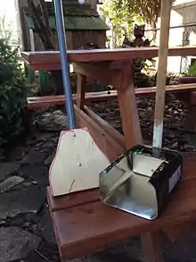 A homemade pooper-scooper