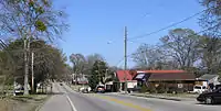 A view of downtown Homer's main street