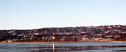 Downtown Homer seen from Beluga Slough