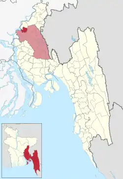 Location of Homna