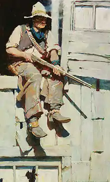 Hopalong Takes Command, 1905. Oil on canvas