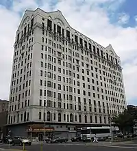 Hotel Theresa, now Theresa Towers,a NYC landmark and on the NRHP(West 125th St. and Adam Clayton Powell Jr. Blvd.)