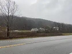 Houses in Hiram taken from U.S. Route 119