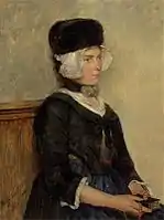 Young Girl with prayer book, 1888