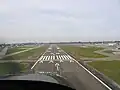 Short-final on KHWD 28L