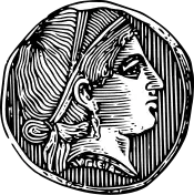 Emblem used by the OIHP, depicting Hygieia of OIHP