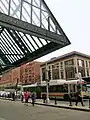 Partial view of awning, Boylston Street entrance