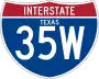 Interstate 35W marker