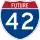 Future Interstate 42 marker