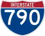 Interstate 790 marker