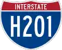 Interstate H-201 marker