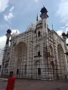 Restoration of the tomb underway