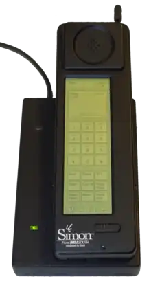 Image 39IBM Simon and charging base (1994) (from Smartphone)