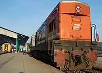 BB 201 Locomotive at Kroya Station, 2007