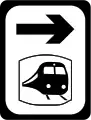 Sign F 232RStation Advance Direction