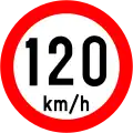 RUS 039Speed Limit (120 km/h)