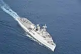 INS Jalashwa at sea en-route to Maldives.