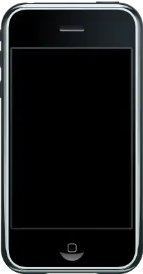 Image 12The original Apple iPhone; following its introduction the common smartphone form factor shifted to large touchscreen software interfaces without physical keypads (from Smartphone)