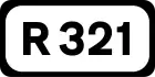 R321 road shield}}