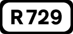 R729 road shield}}