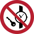 P008 – No metallic articles or watches