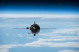 Soyuz TMA-16M approaching the ISS