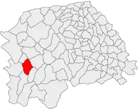 Location in Suceava County