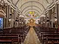 Interior facing the sanctuary