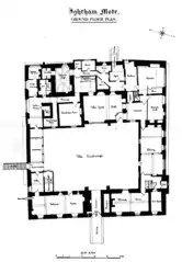 Ground floor plan of main building