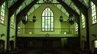 Narthex and Choir loft