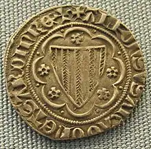 14th-century coin